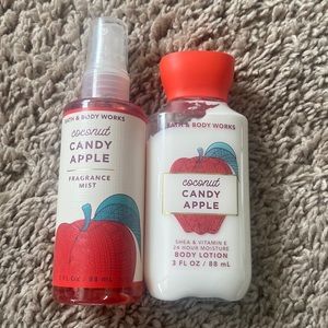 Never used! Coconut candy apple lotion & mist